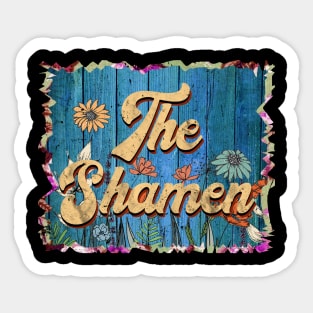 Vintage Shamen Name Flowers Limited Edition Classic Styles Sticker